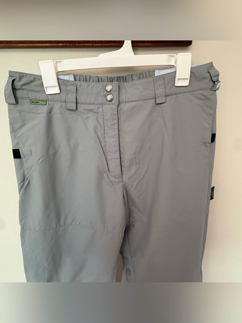 Columbia Snow Pants Womens Grey Blue L Black Waterproof Insulated Snowboard Ski - Picture 3 of 16